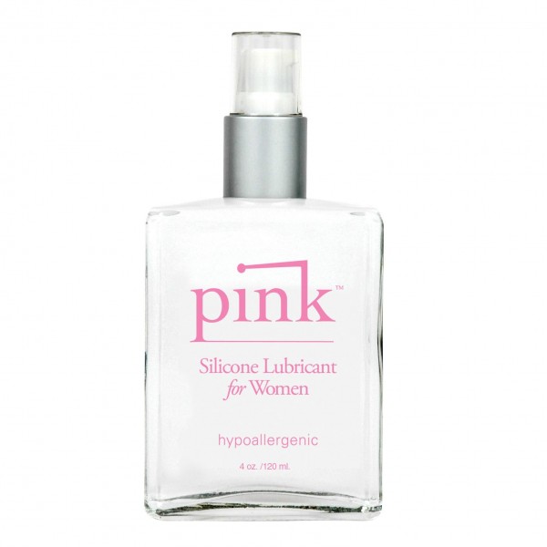 Pink Silicone Lube For Ladies-4oz