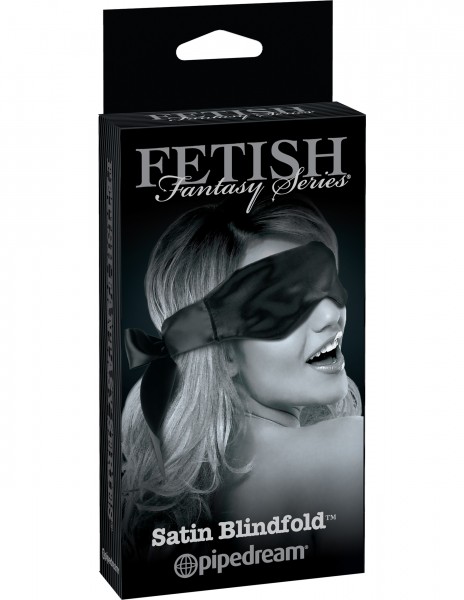 Fetish Fantasy Satin Blindfold Black